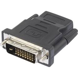 Renkforce RF-4212228 HDMI / DVI Adapter [1x HDMI-Buchse - 1x DVI-Stecker 24+1pol.] Schwarz