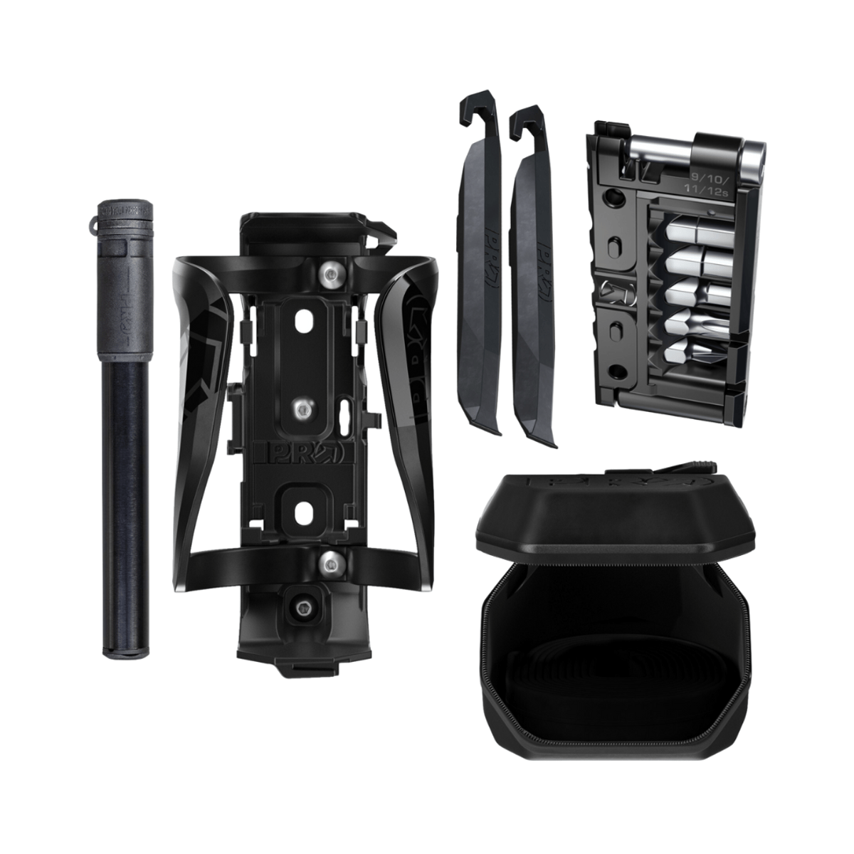 Grade de bidon Pro Smart + Miniferramenta de 17 funções + Minibomba compacta Unisex