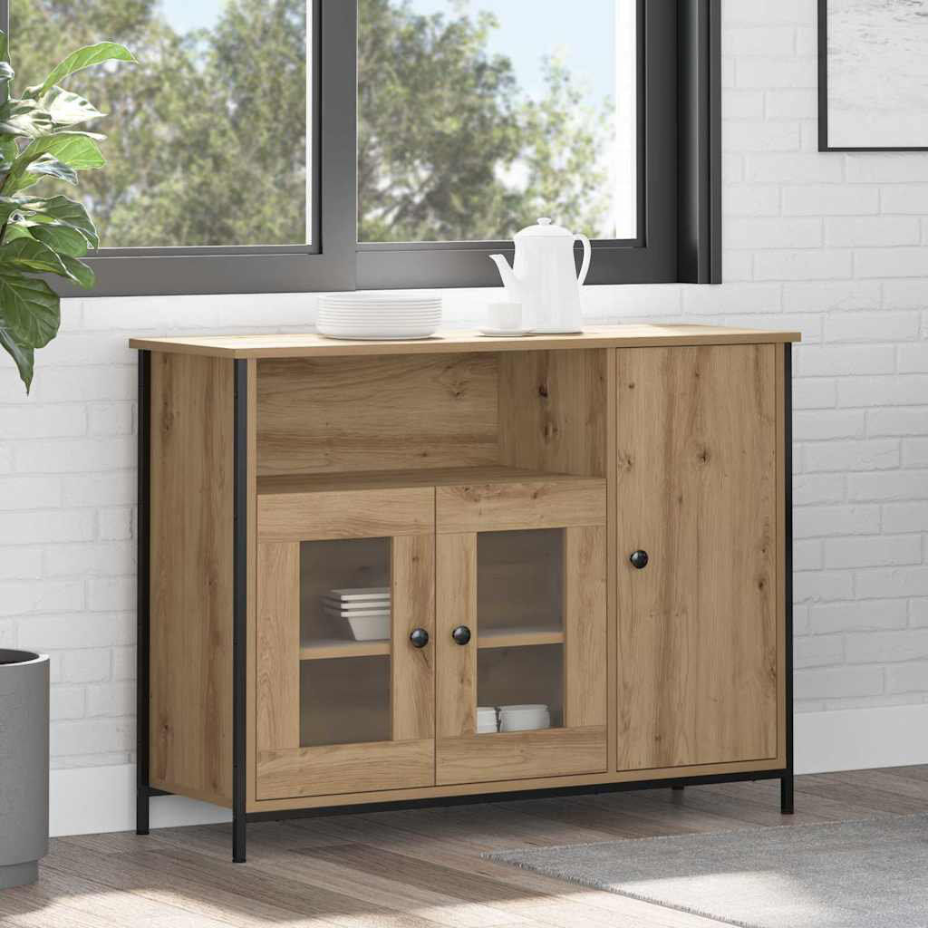 17 Stories 100cm Sideboard Artisan Oak 75cm H X 100cm W X 35cm D