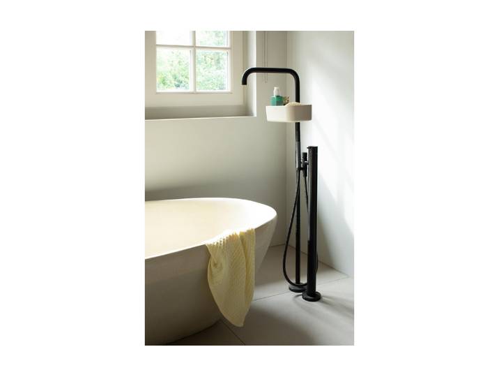 Duschablage BRABANTIA ReNew Beige , beige (natur), B:24,4cm H:7,5cm, Kunststoff, Regale, Duschablage
