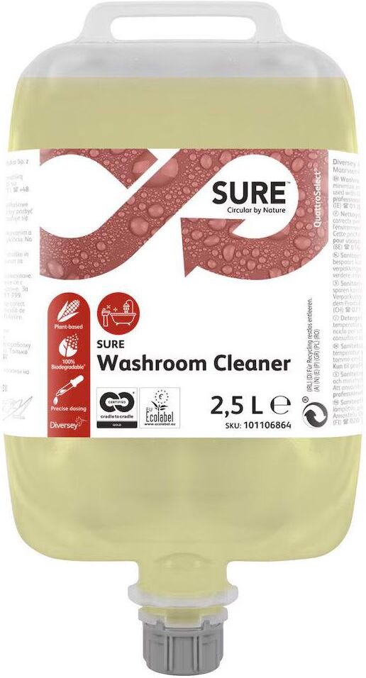 SURE Sanitetsrent Washroom Cleaner QS 2,5L