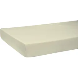 SPANNBETTLAKEN BasicSoft Baumwoll-Jersey mit Elasthan saatpearl-beige 90-100/200 cm