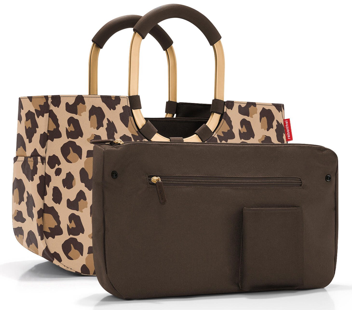reisenthel® loopshopper M Einkaufskorb frame leo macchiato 12,0 l OS6047