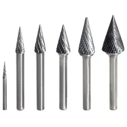 HM Spitzkegel-Frässtift Form M, 3mm - silber