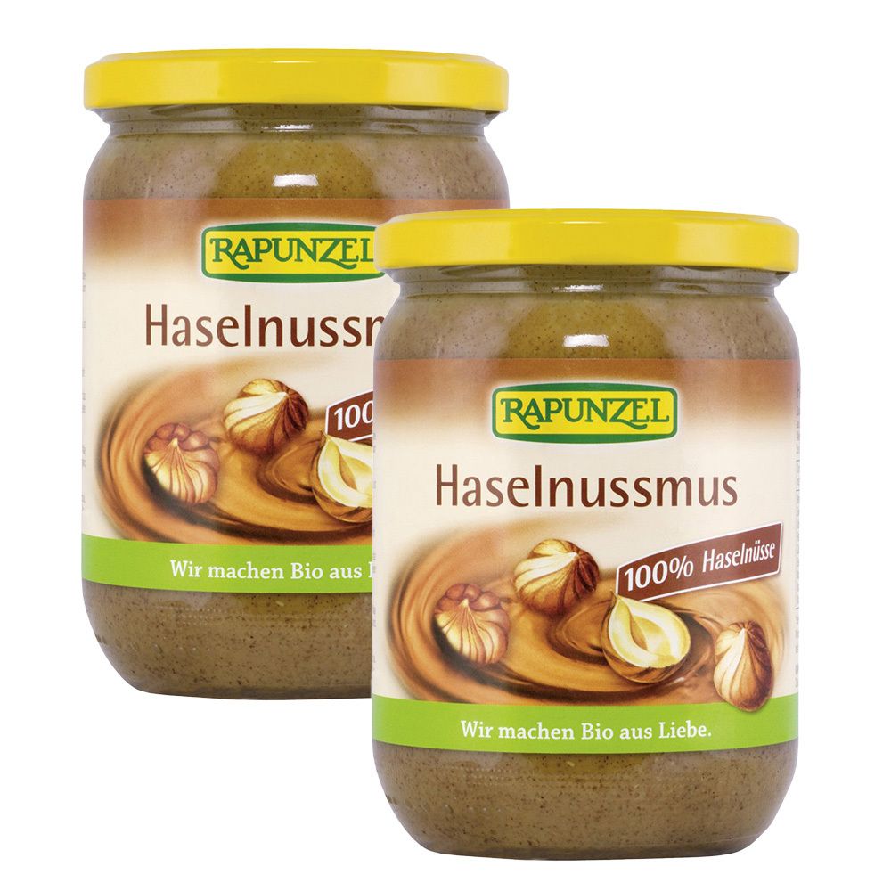 Rapunzel Bio Haselnussmus 2x500 g Creme