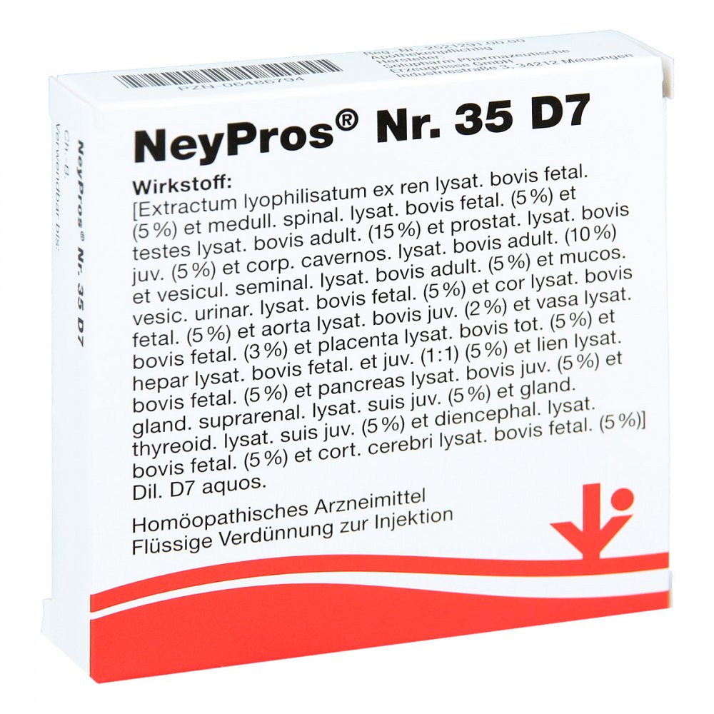 vitOrgan Arzneimittel GmbH Neypros Nummer 3 5 D7 Ampullen 06486794