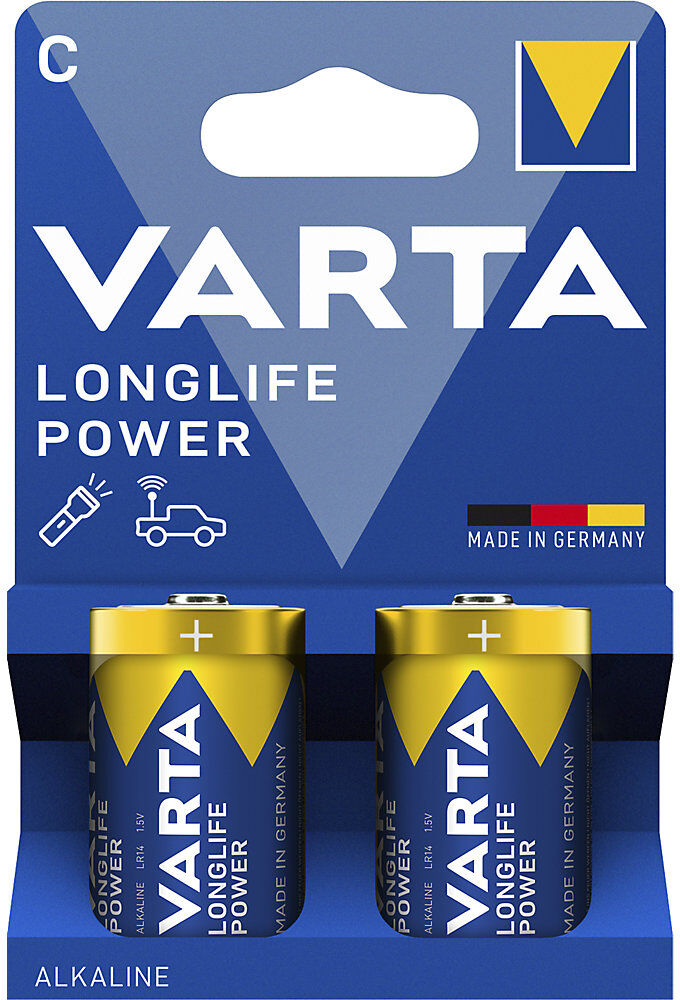 LONGLIFE Power Batterie, Baugröße C, VE 2 Stk, ab 6 VE VARTA