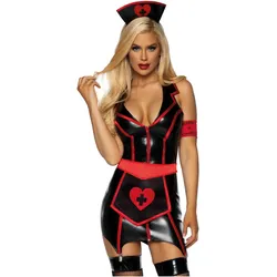 Leg Avenue Sexy Krankenschwester Kostüm - Kleid für Fasching (M)