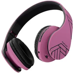 PowerLocus Wireless Headphones P2 (purple-black) (15 h, Kabelgebunden, Kabellos), Kopfhörer, Violett, Schwarz