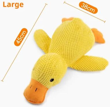 Multisell Products Hub Sleeping Duck Dog Toy, Plush Companion For Teeth Grinding Relief, Boredom Cat Pet Toy big Duck