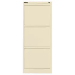 Hängeregistraturschrank | einbahnig | 3 HR-Schubladen - 669 hellelfenbein