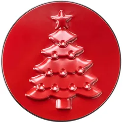 Zenker Springform Sparkling Christmas Ø 26 cm, Backform, Schwarz, Rot
