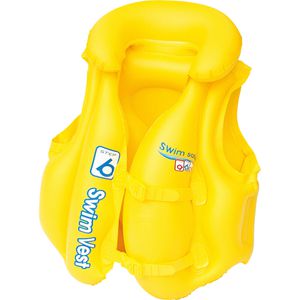Bestway Schwimmweste Swim Vest Safe Step, gelb, Kinder 3-6 Jahre, bis 30 kg