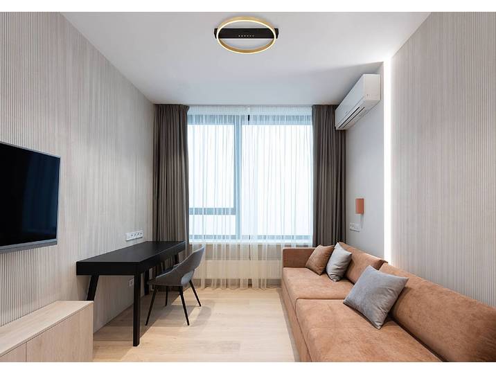 Plafonnier Luffy - Type A 40 x 7 x 43cm Blanc/Doré/Noir Métal noir mat, Métal doré, Plastique opalin LED non-remplaçables Module LED