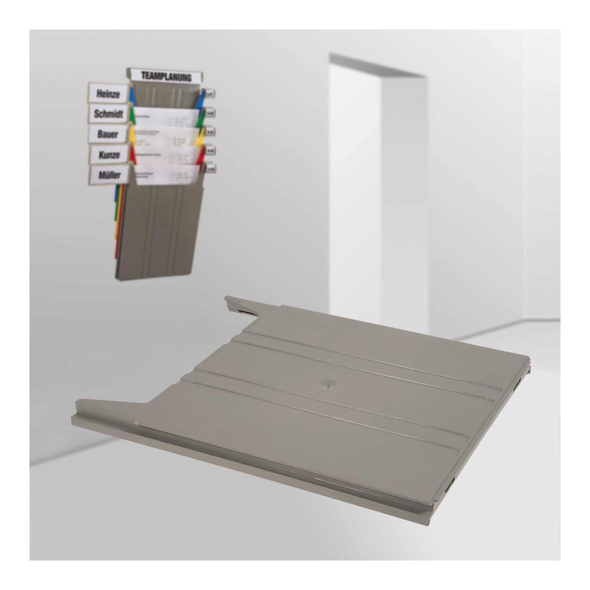 Eichner Wandsortierer "FLAT" Ablagefach, grau, für A4 hoch Belege (9218-05056-080)