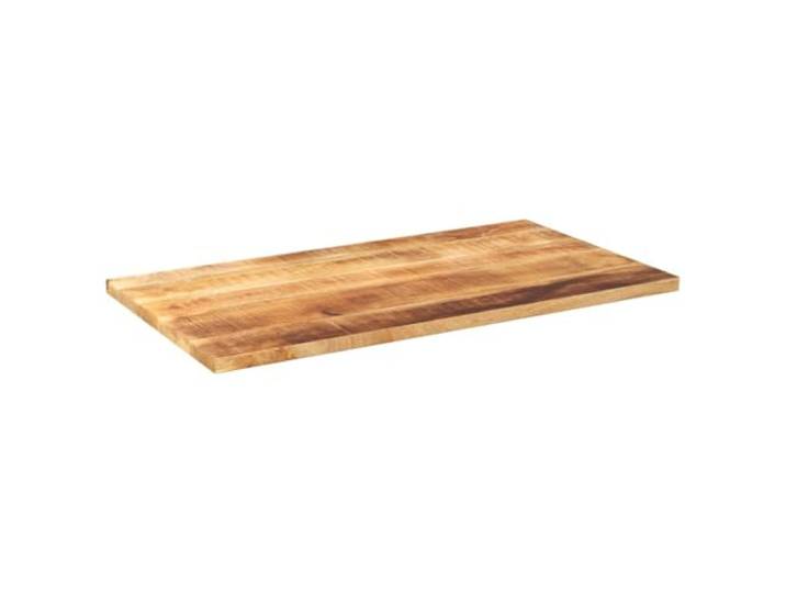NKOPPFG Tischplatte 120x60x2,5 cm Rechteckig Massivholz Mango Robustes Tropenholz, Rustikales Design, Vielseitig Kombinierbar, Leicht Zu Reinigen