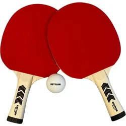 Kettler Tischtennis Schlägerset "Match" mit 2 Schlägern und 6 Bällen,,