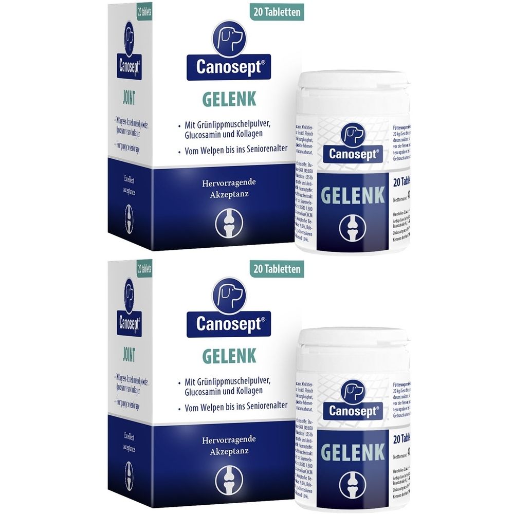 Canosept Gelenk Tabletten f.Hunde 2x 2x20 St