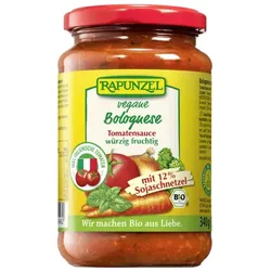 Rapunzel Tomatensauce Bolognese, vegan, mit Soja bio