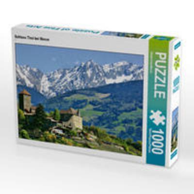 CALVENDO Puzzle Schloss Tirol bei Meran | 1000 Teile Lege-Größe 64x48cm Foto-Puzzle für glückliche Stunden
