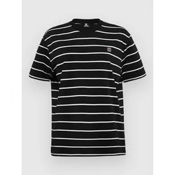 Horsefeathers Dante LTD T-Shirt black stripes Gr. S