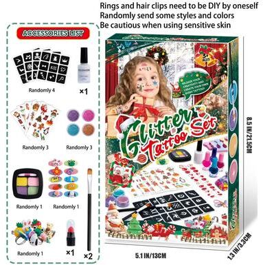 Uplift Essentials Christmas DIY Makeup And Jewelry Boutique All in One Creative Beauty Set suit A