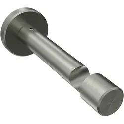 TRÄGER FÜR GARDINENSTANGEN 16 mm Ø, Sinux 1-läufig, Edelstahl-Optik