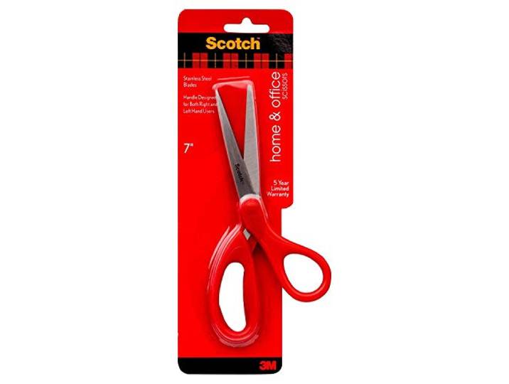 Scotch 1407 Universele Schaar, 18cm - Rood