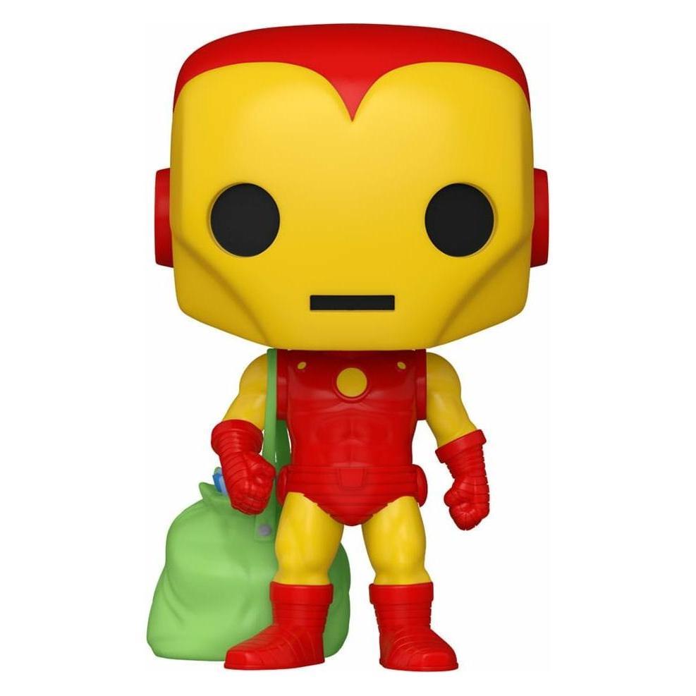 Funko MARVEL HOLIDAY - POP N° 1282 - Iron Man avec Sac (OC72188)