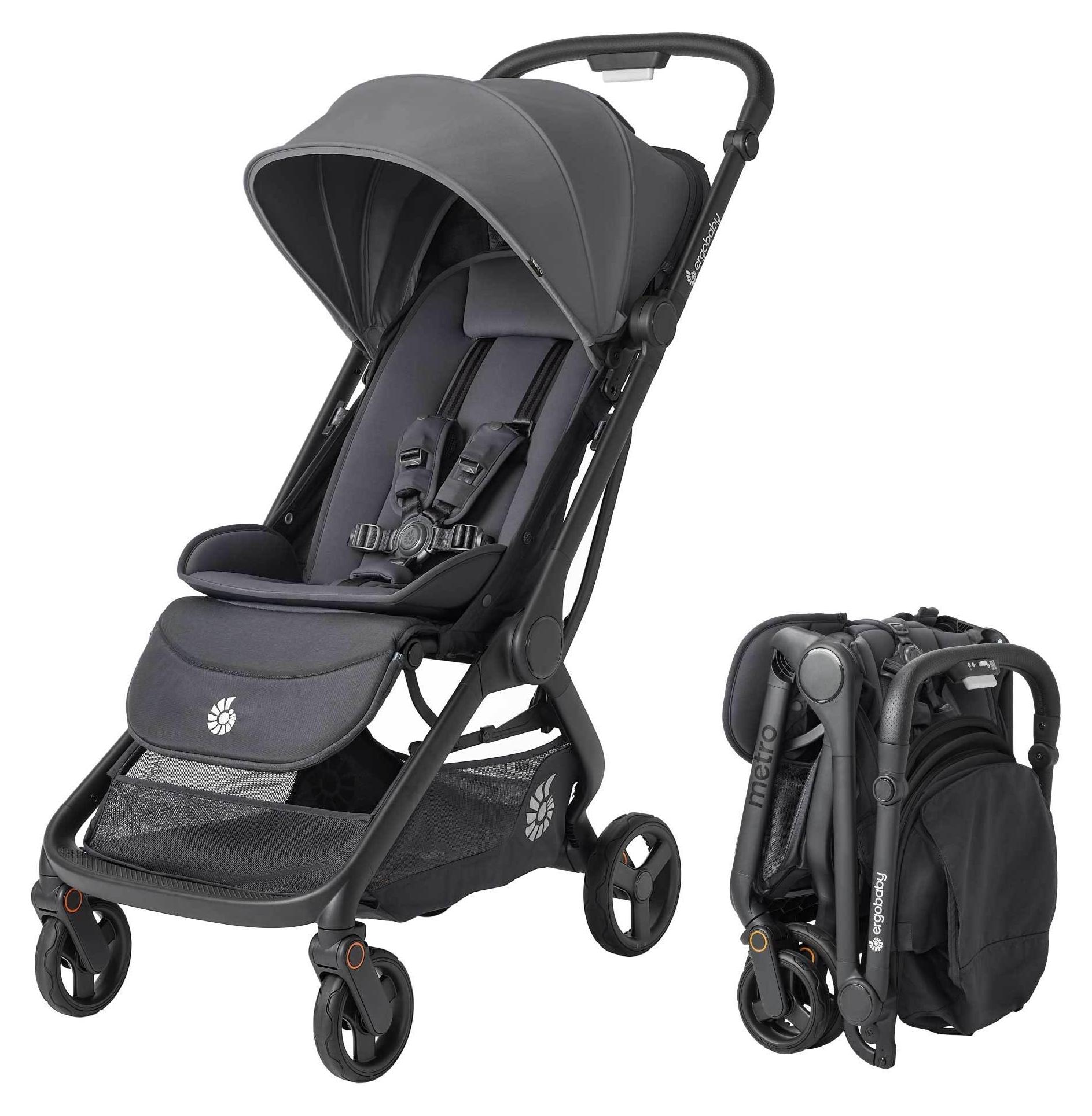 Ergobaby Metro3 Kinderwagen Buggy mit Liegefunktion, Baby-Buggy ab Geburt bis 22