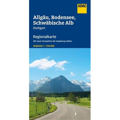 ADAC Regionalkarte 15 Allgäu, Bodensee, Schwäbische Alb 1:150.000, Sonstige von , MairDuMont, 978-3-8264-2277-5