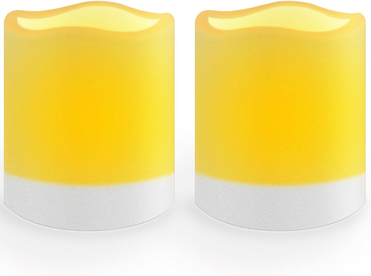 SnelShoppen LED Solar Kaarsen Warmwit - Waterdichte Zonnekaarsen voor Tuindecoratie