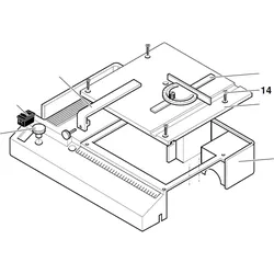 PROXXON 27088-14 Schraube  für Dekupiersäge DS230/E