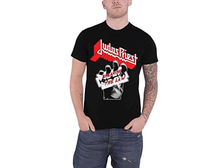 T-Shirt # S Black Unisex # Breaking The Law