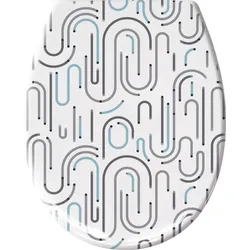 Kleine Wolke WC-Sitz Vision Grau 37x45 cm