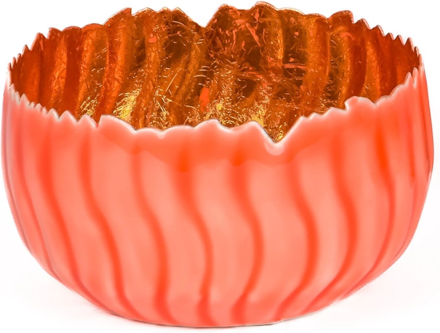 Decofinder Welle Orange H: 8 cm  Orange