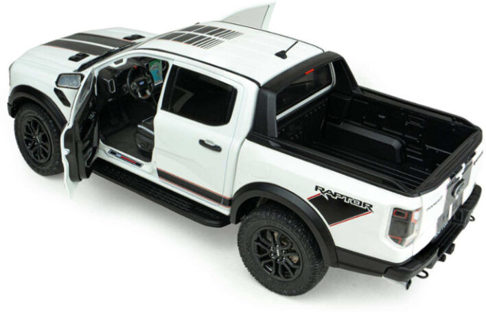 Miniature 1:18 Ford Ranger Raptor ice white 2024 - Solido