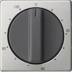 Gira Abdeckung Edelstahl Knebel Zeitschalter 0642600
