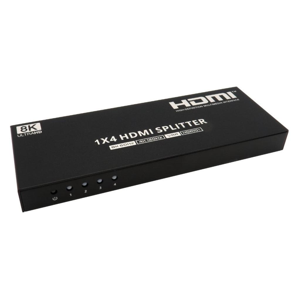 Cables Direct 8K 60Hz 1 x 4 HDMI Splitte (HD8K-SP204)