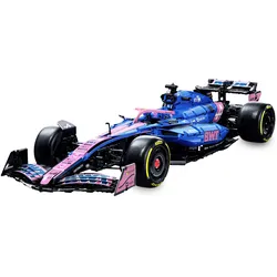 JAMARA-402925 CaDA BWT Alpine Formula OneTM Team A525 1:8 blau Bricks