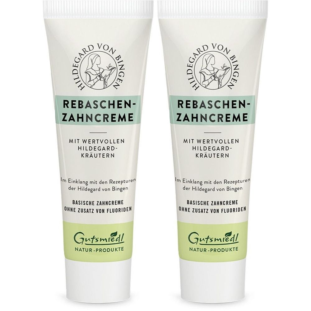 Rebaschen Zahncreme mit Kräutern 2x 2x75 ml Zahnpasta