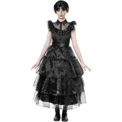 Maskworld Wednesday Ballkleid Kostüm (L)