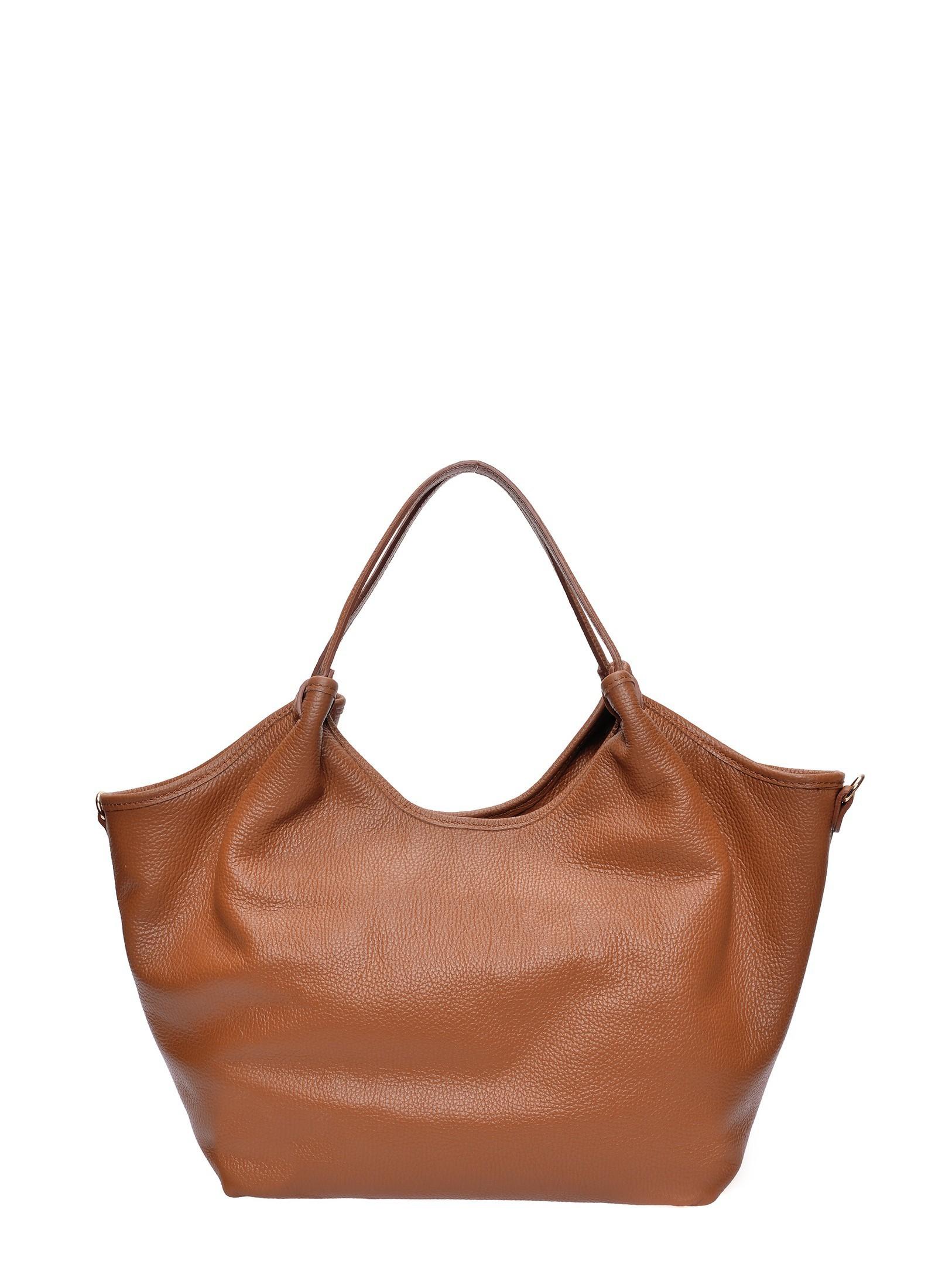Isabella Rhea Braun Rindsledertasche