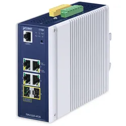 PLANET TSN-5225-4T2S Netzwerk-Switch Managed L2+ Gigabit Ethernet (10/100/1000) Aluminium, Blau