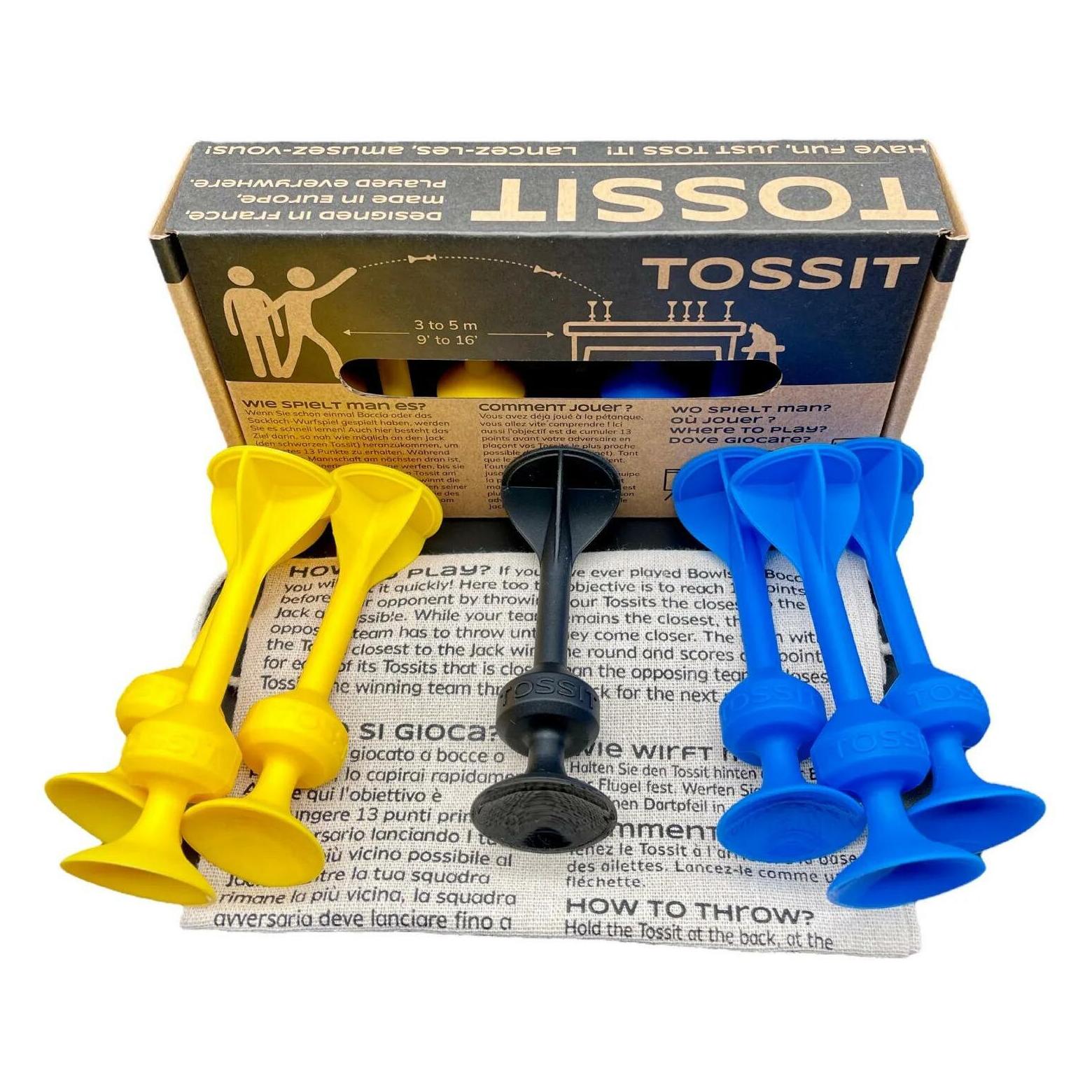 Tossit Saugnapf Darts (Deutsch, Französisch, Multilingual, 2 Spieler) (TOSPIBL)