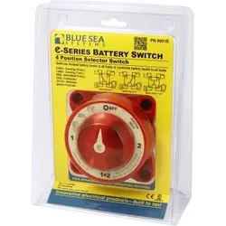 Blue Sea BS 9002e 4 Positionen Batteriehauptschalter mit AFD