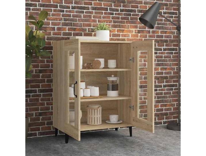 {January Sale}Cabinet Armoire de rangement - Buffet bahaut vaisselier chêne sonoma 69 5x34x90cm - Bois d'ingénierie 8_4354907