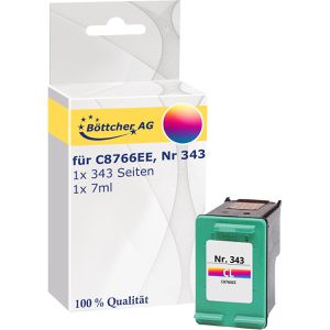 kompatibel für HP 343 C8766EE color Druckerpatrone 7ml