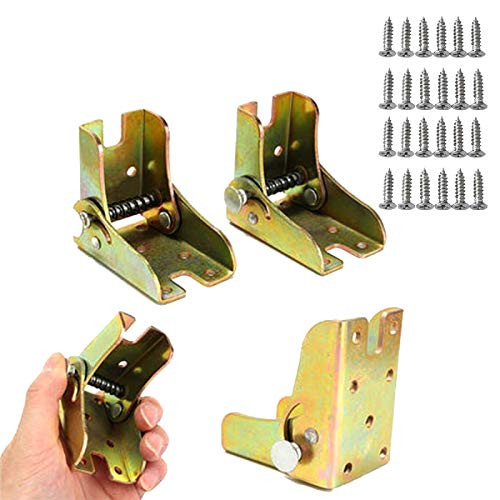 4 stuks Opvouwbare Tafelpoten met Vergrendelingsscharnier voor Werktafel of Bed