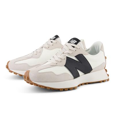 Sneaker NEW BALANCE "327", Damen, Gr. 40, weiß (moonbeam), Leder, Synthetik, Schuhe Sneaker